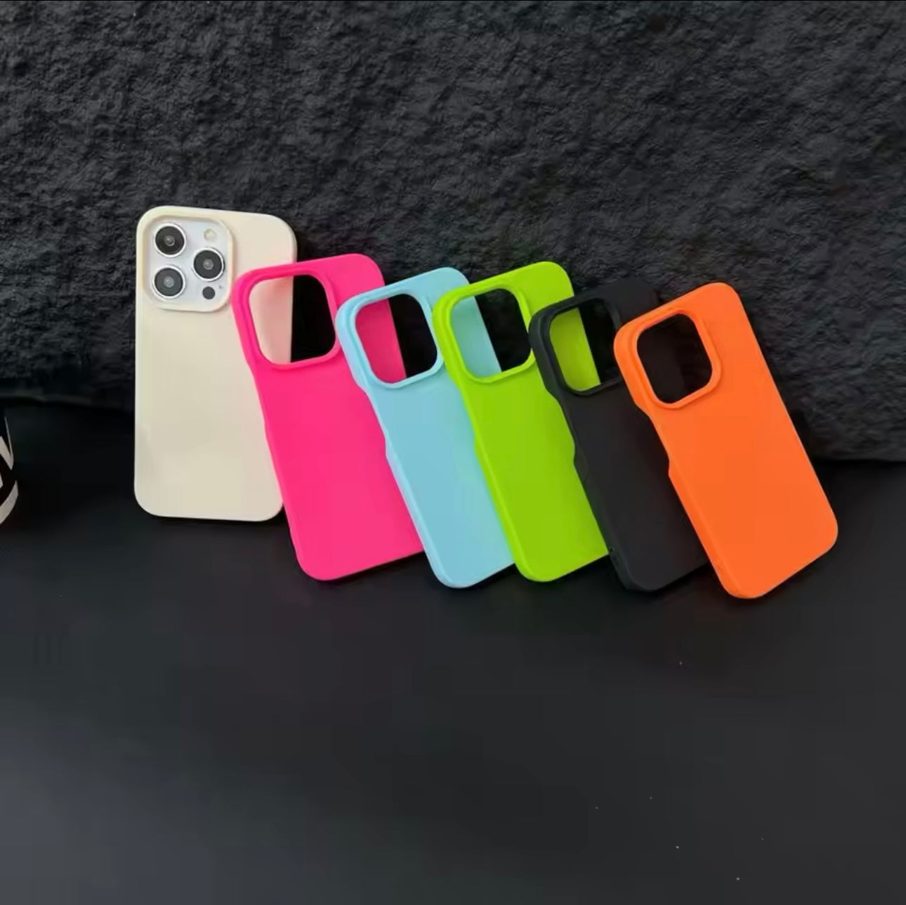 Summer Neon Silicone Soft Case for iPhone ( FLAT 50% OFF)