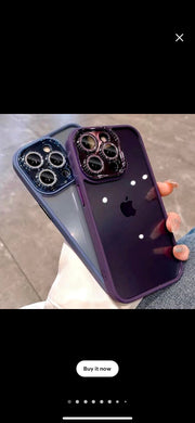 Premium Glitter lens case Vision Case Uploaded Deep purple
