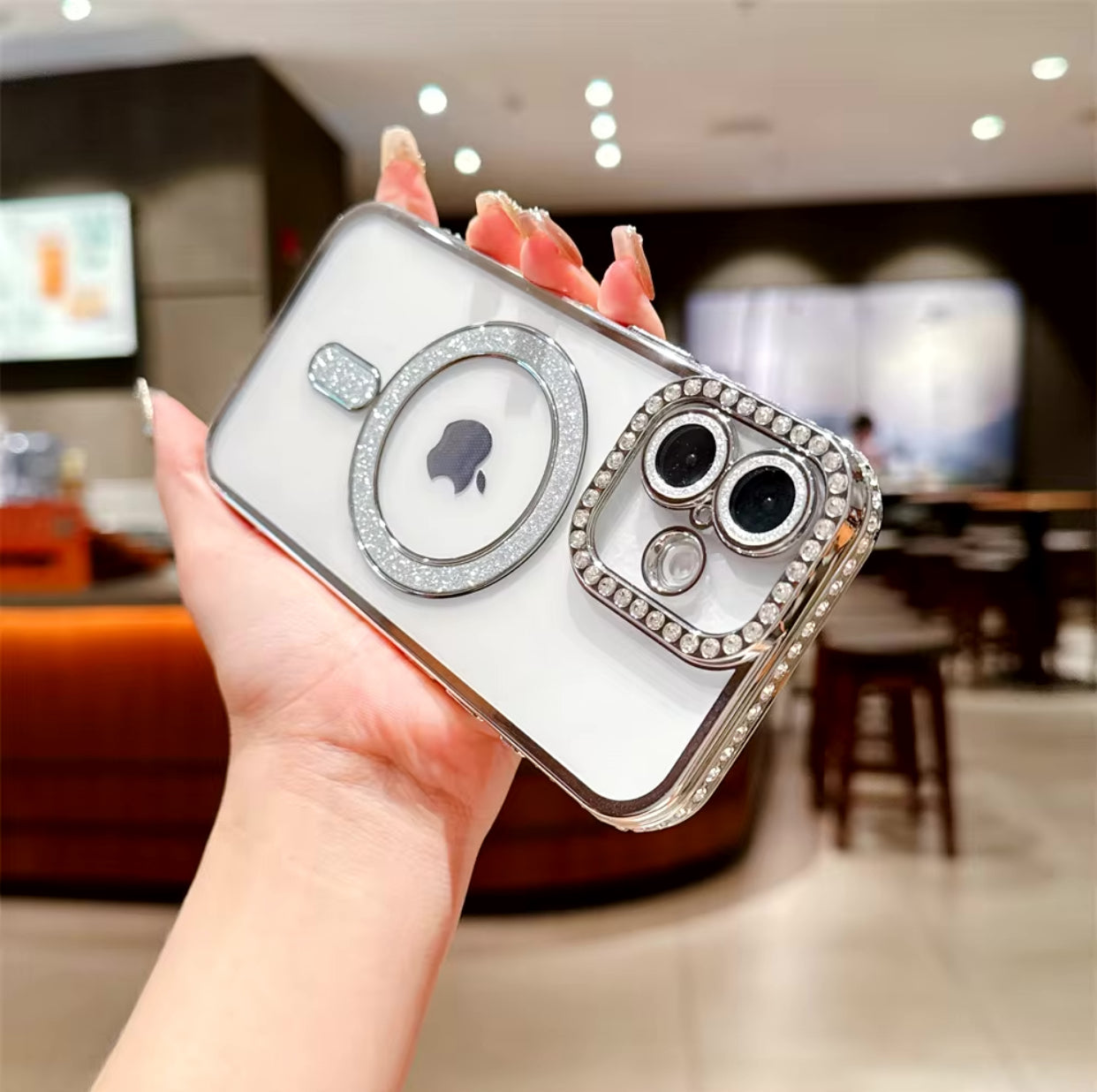 Magsafe Diamond Stone Case 16 Pro Max