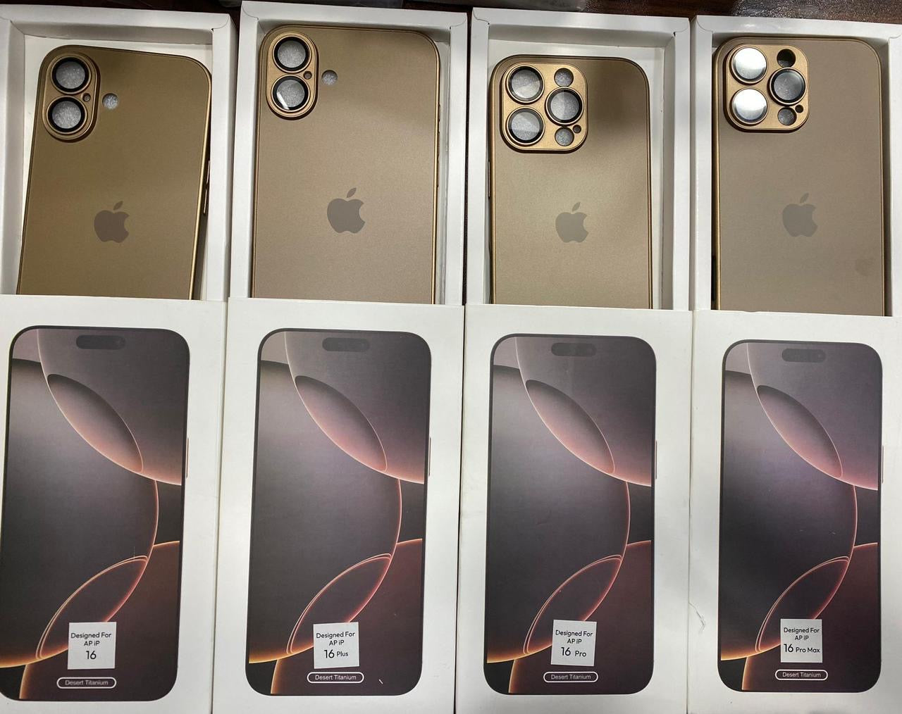 Dessert Anti Glare Glass Case 16 Pro Max