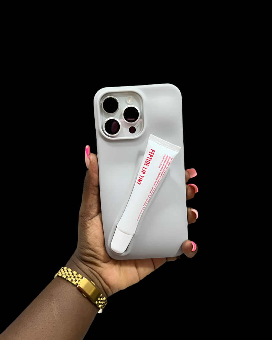 iPhone Silicone Case - Cute Lip Gloss Design