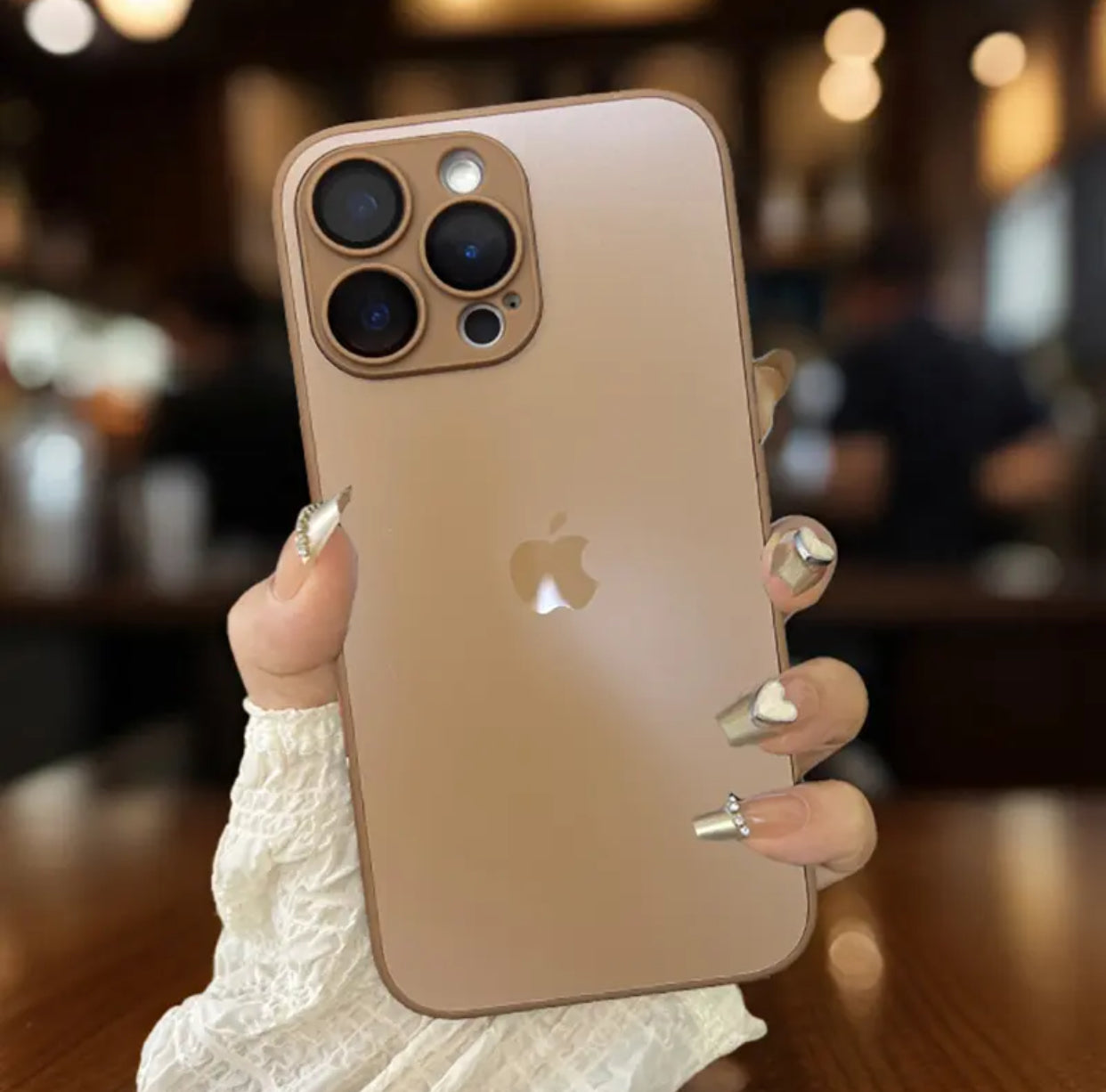 Dessert Anti Glare Glass Case 16 Pro Max