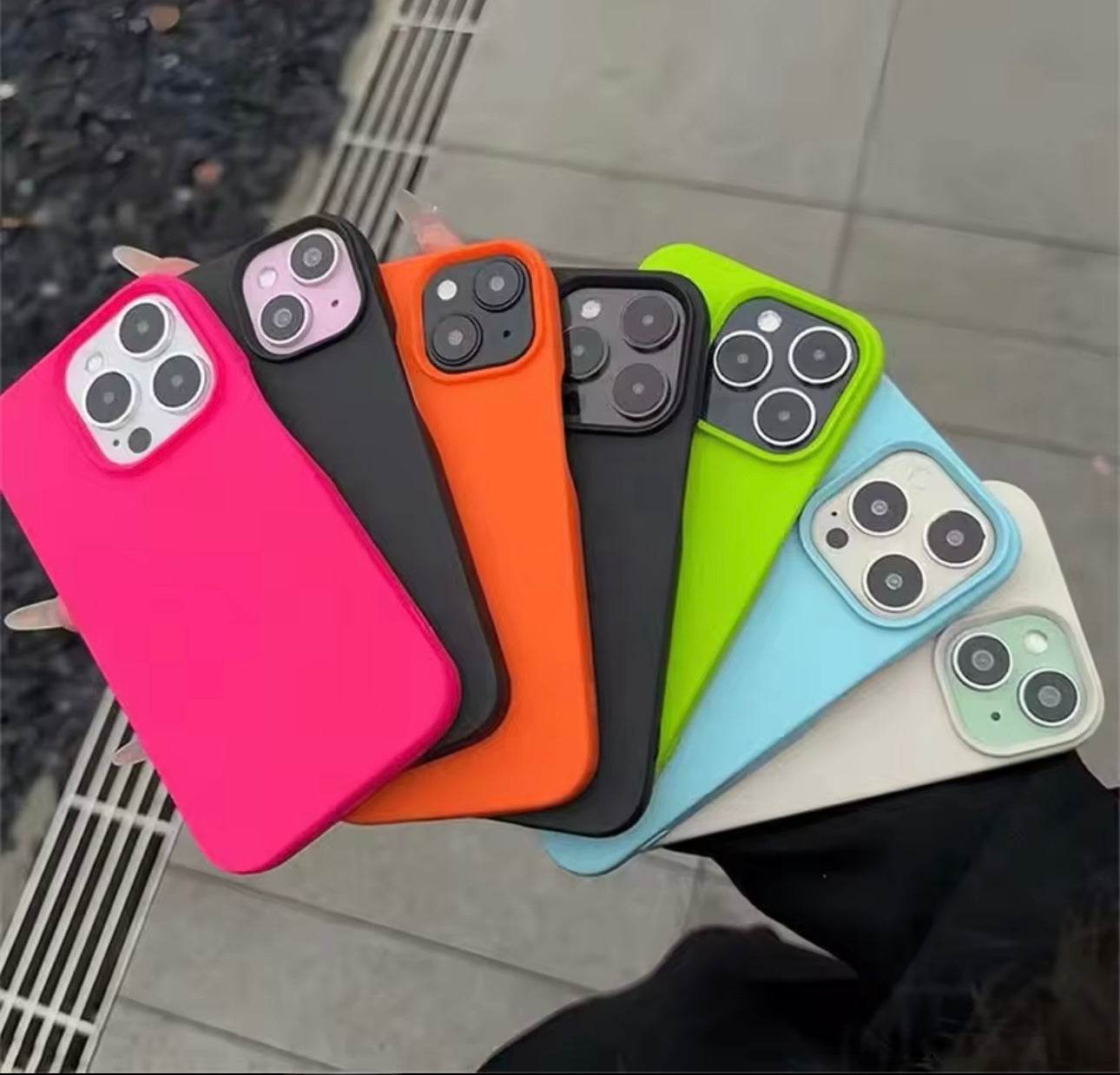 Summer Neon Silicone Soft Case for iPhone ( FLAT 50% OFF)