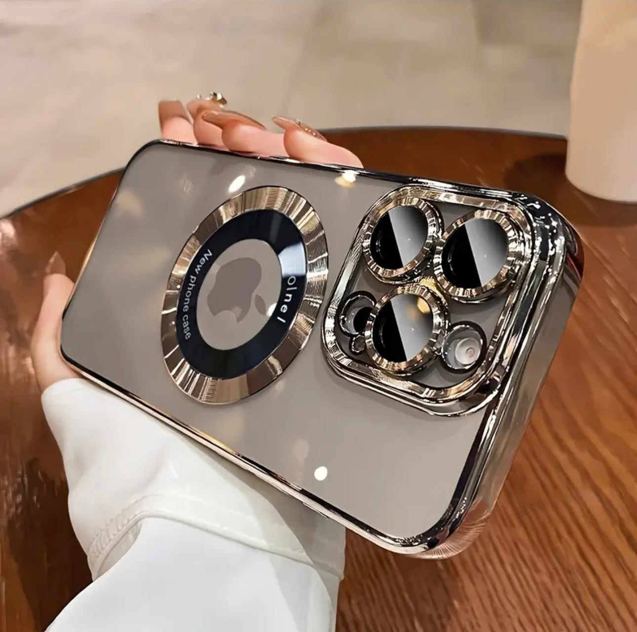 Luxury Transparent Magnetic Wireless Charging Case for iPhone –(50% OFF TODAY)