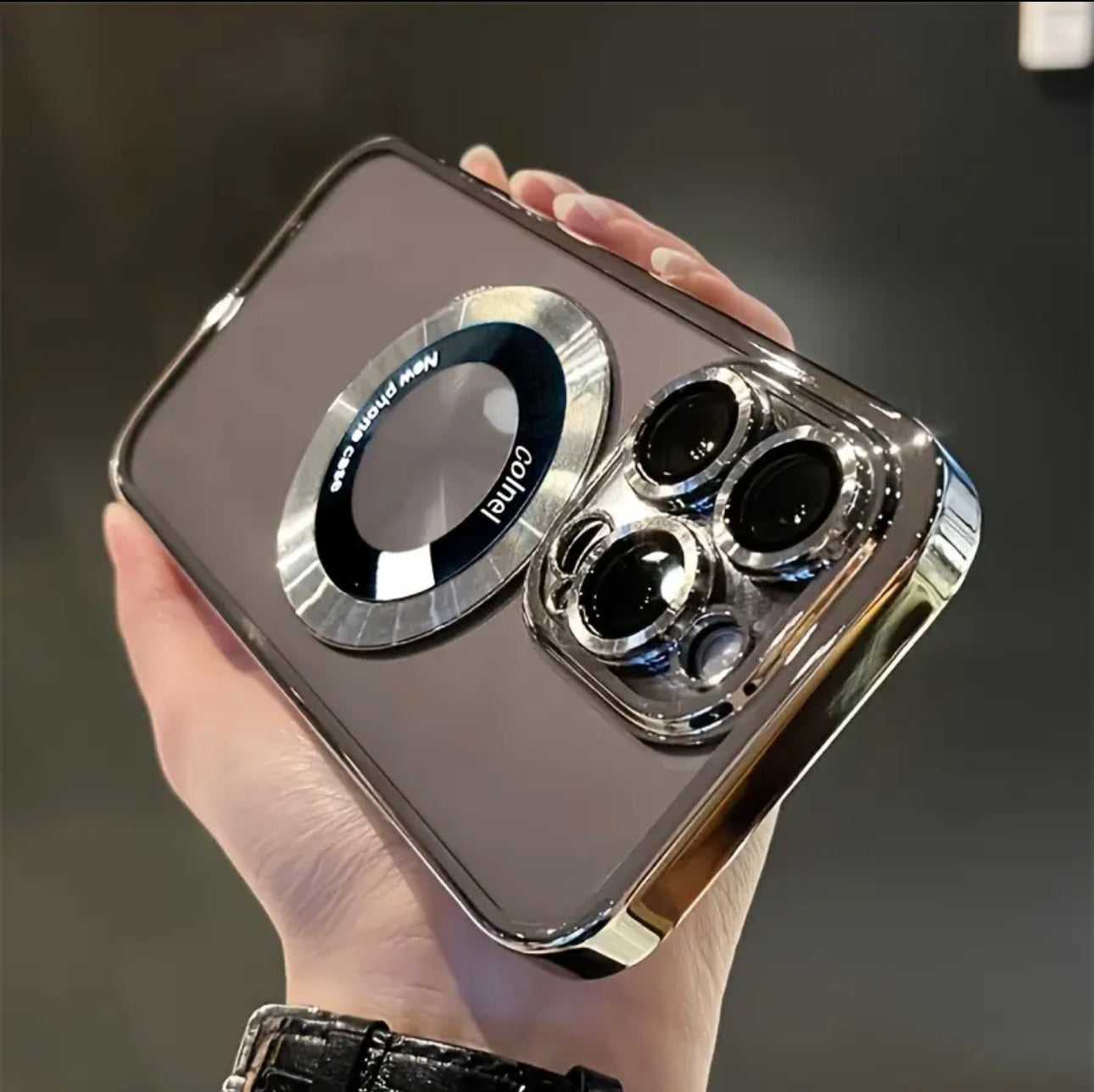 Luxury Transparent Magnetic Wireless Charging Case for iPhone –(50% OFF TODAY)
