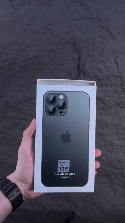 Stylish Graphite AG Glass Phone Cover
