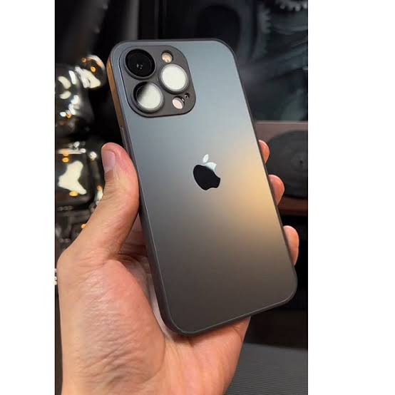 Stylish Graphite AG Glass Phone Cover