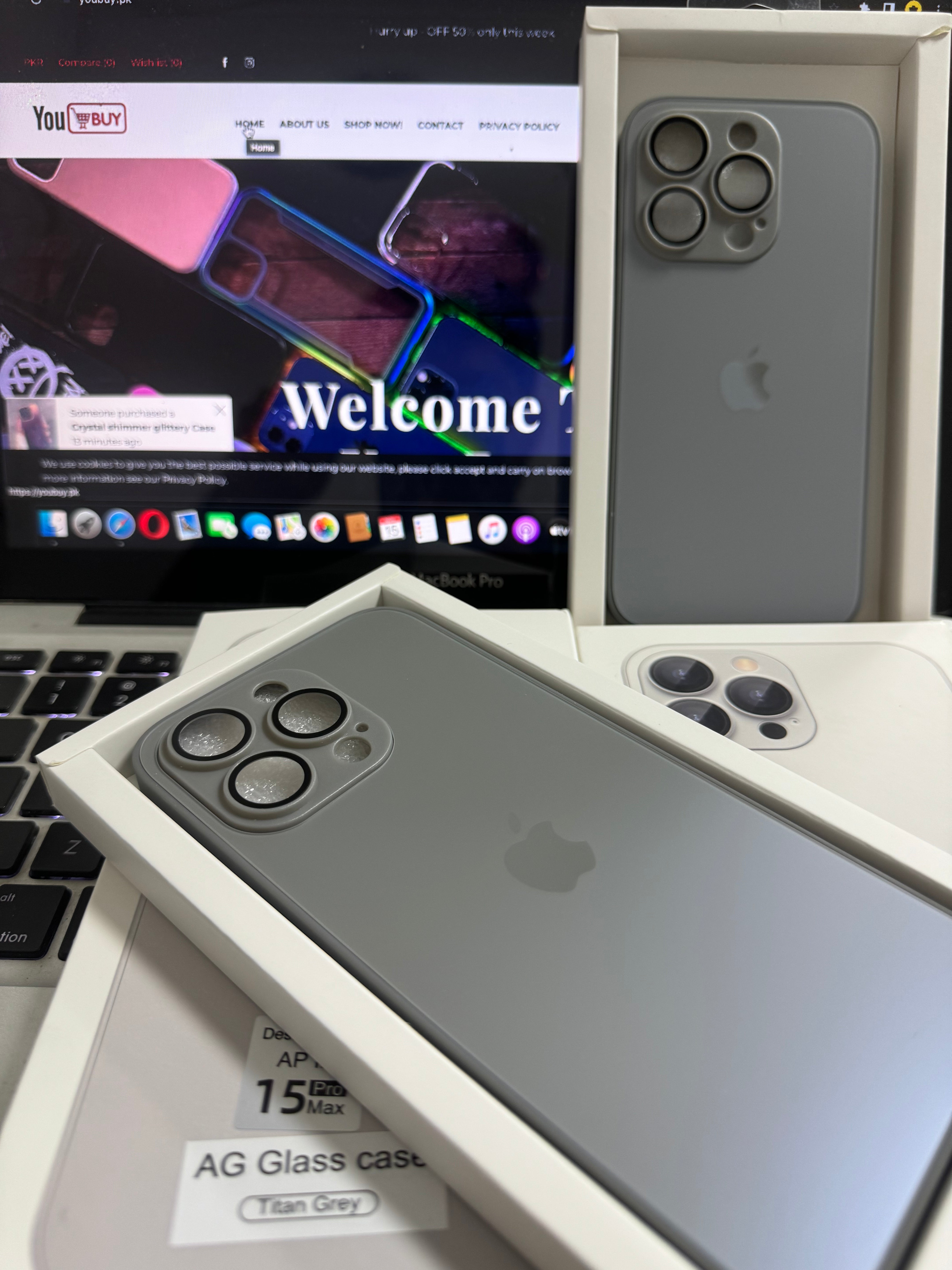 Titanium Phone Case - Stylish & Strong