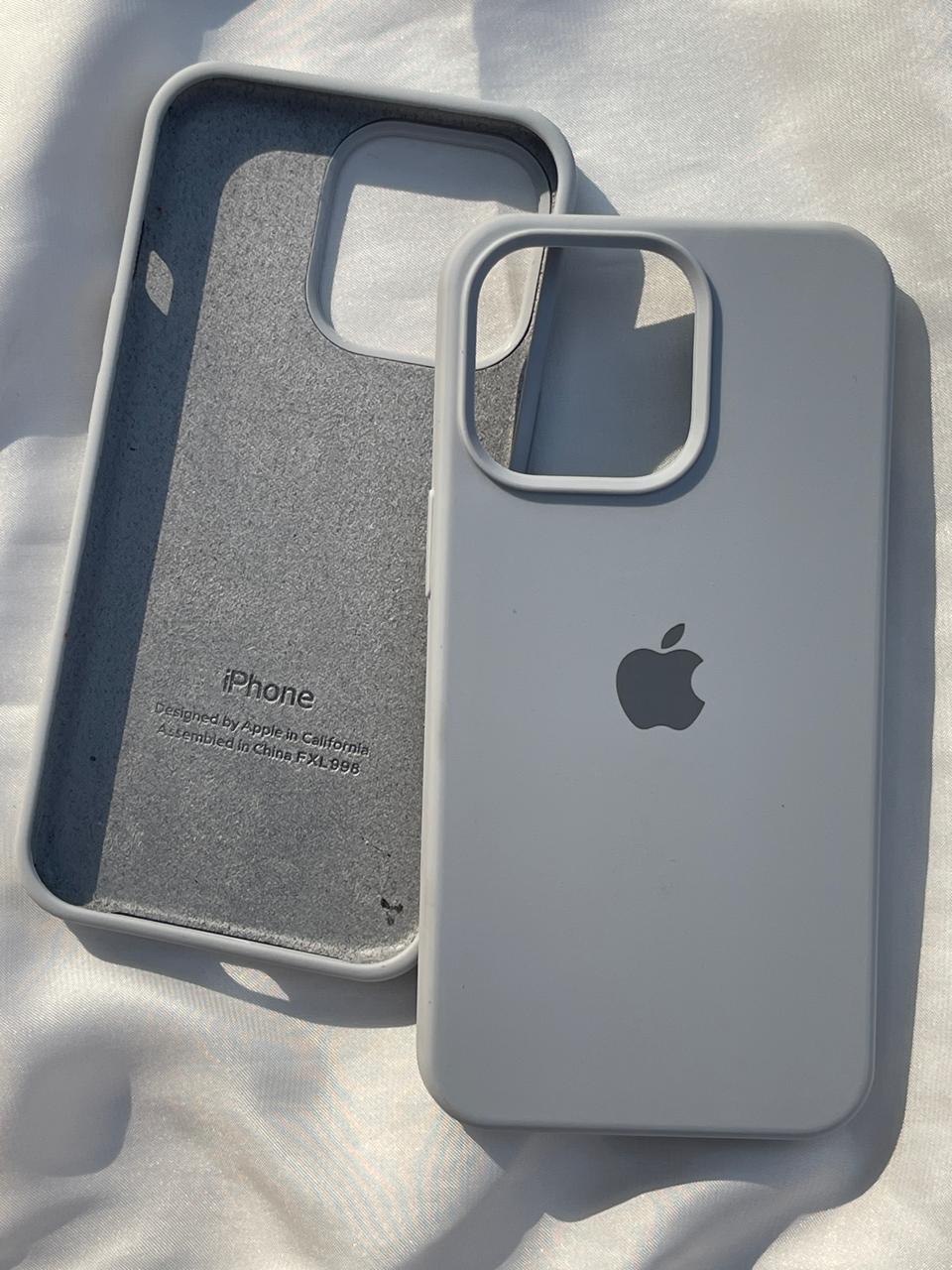 iPhone Original Silicone 16 Pro Max Grey