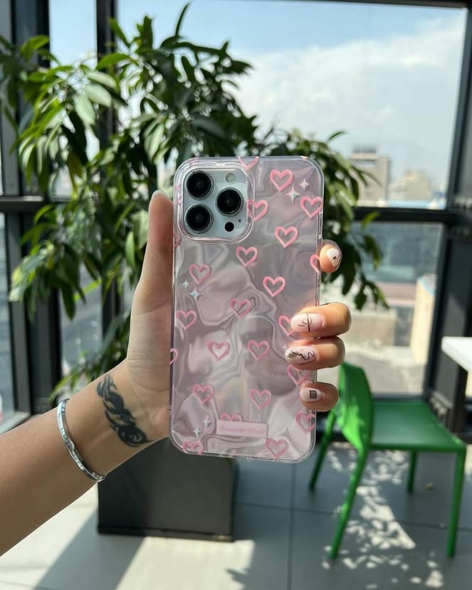 Heart Gradient Holographic Premium Cases For iPhone