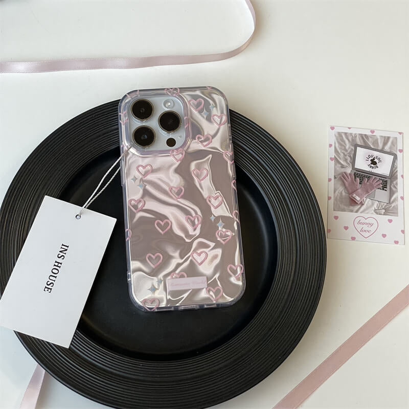 Heart Gradient Holographic Premium Cases For iPhone