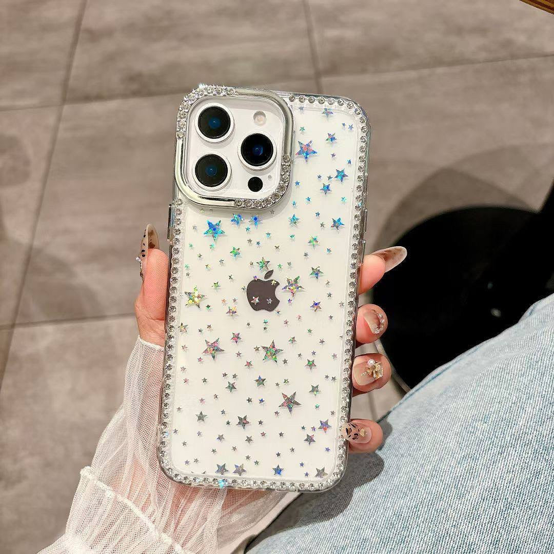 Premium Star Glittery Shimmer Case For iPhone (best seller)