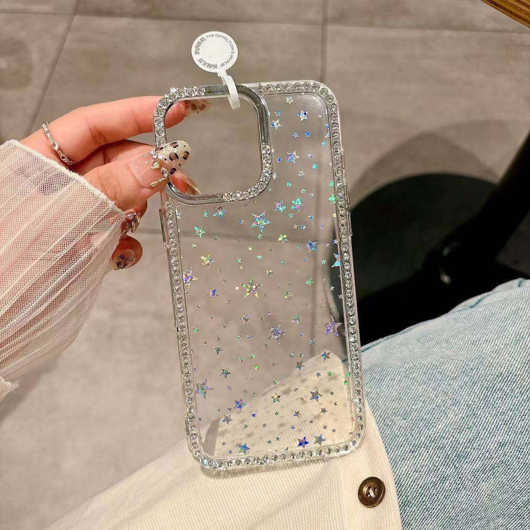 Premium Star Glittery Shimmer Case For iPhone (best seller)