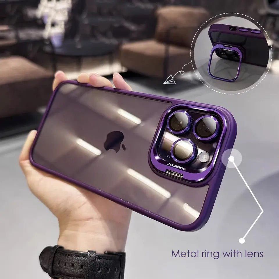 3-in-1 Lens Case with Camera Glass Protector,