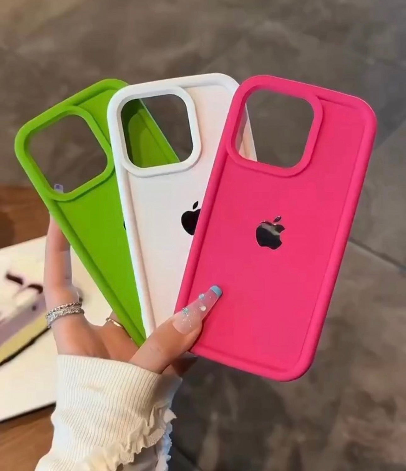 Solid Silicone Super Soft Case for iPhone