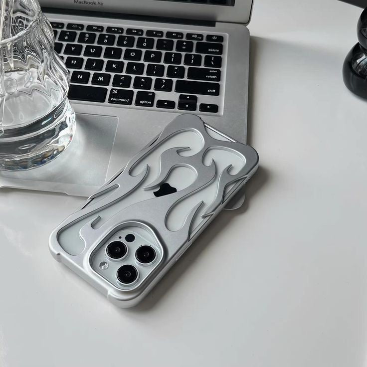 Premium Matte Flames case for iPhone