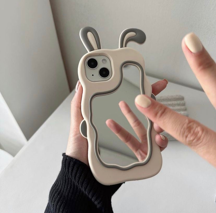 Exclusive Rabbit Luxury Mirror Case for iPhone