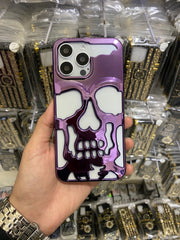 "Unearthed Elegance: Skull-Themed Phone Cases for the Bold and Stylish" BLACK