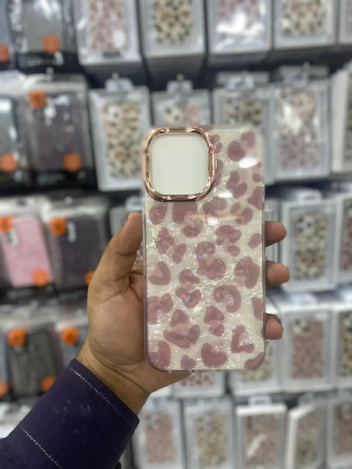 Cheetah Laser Marble Case 🐆💎