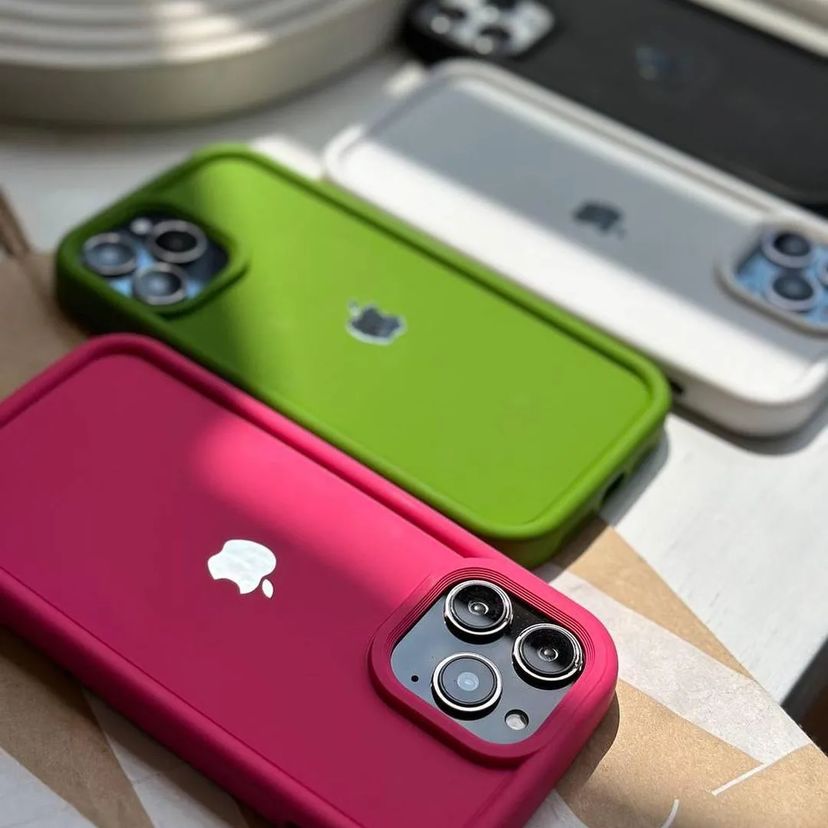 Solid Silicone Super Soft Case for iPhone