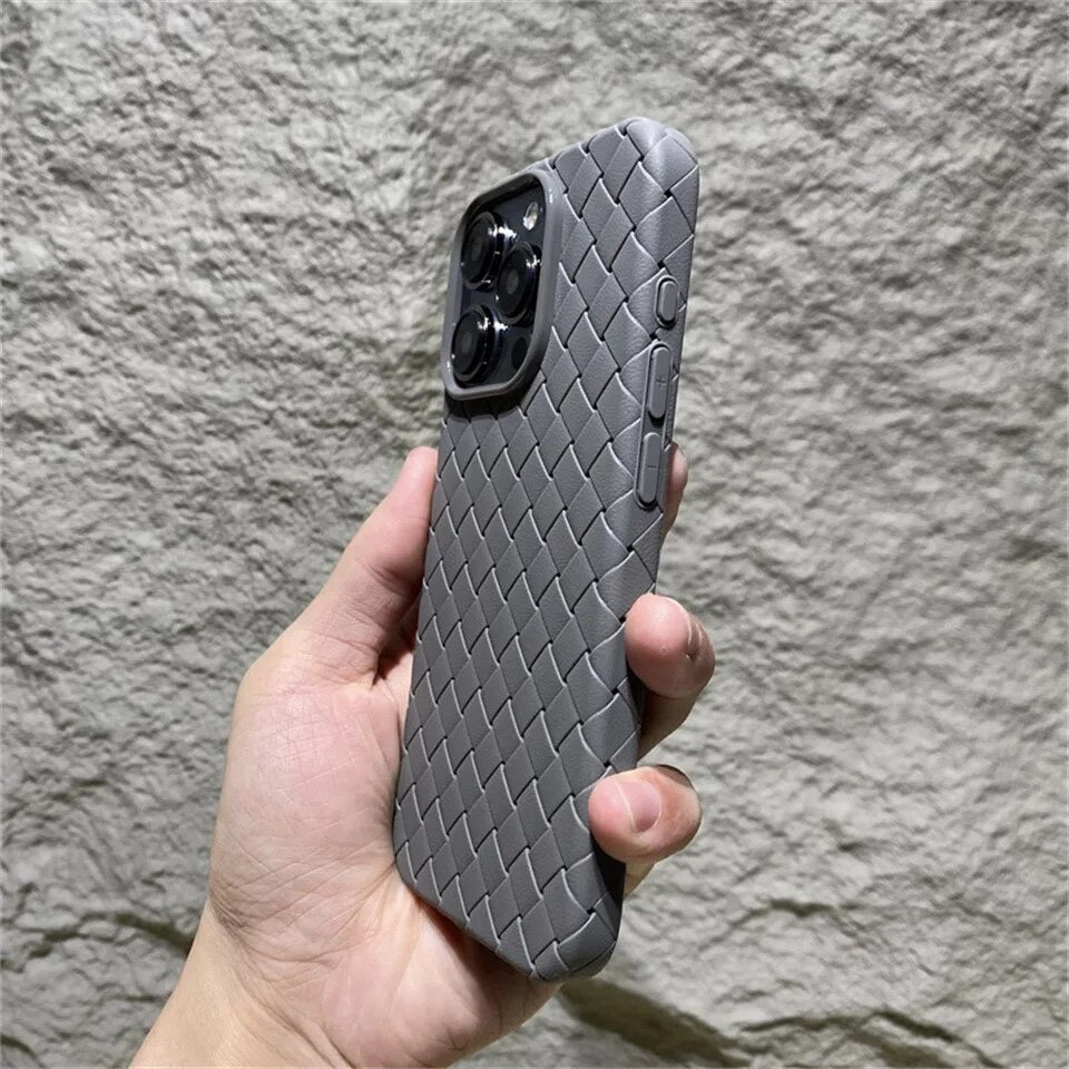 16 Pro Max Soft Woven Trendy Super Quality Case