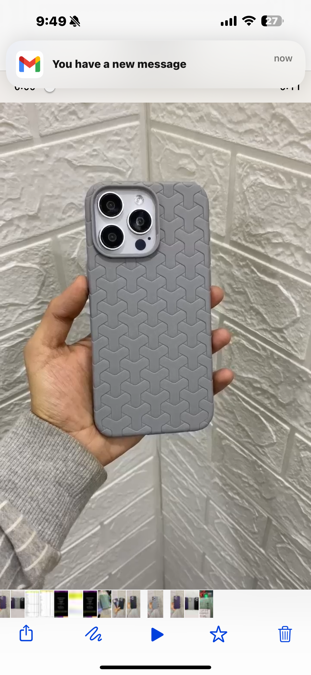 16 Pro Max Soft Woven Trendy Super Quality Case