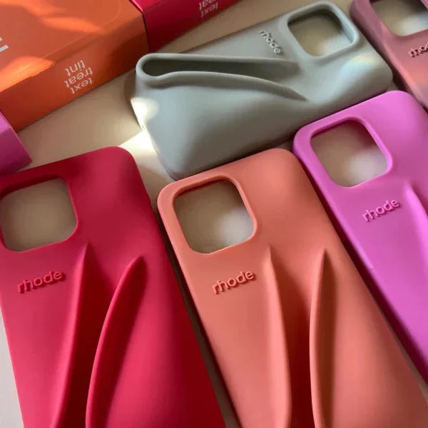 Trendy Rhode Lip SIlicone Case With Origianl Rhode LipGloss 💄