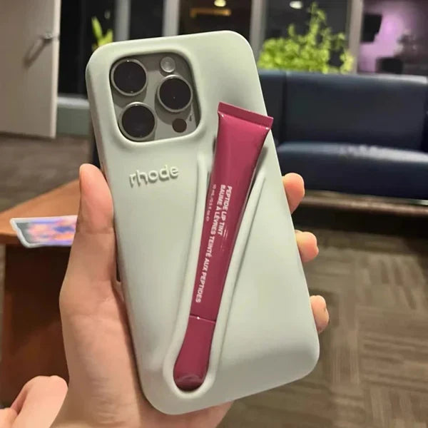 Trendy Rhode Lip SIlicone Case With Origianl Rhode LipGloss 💄