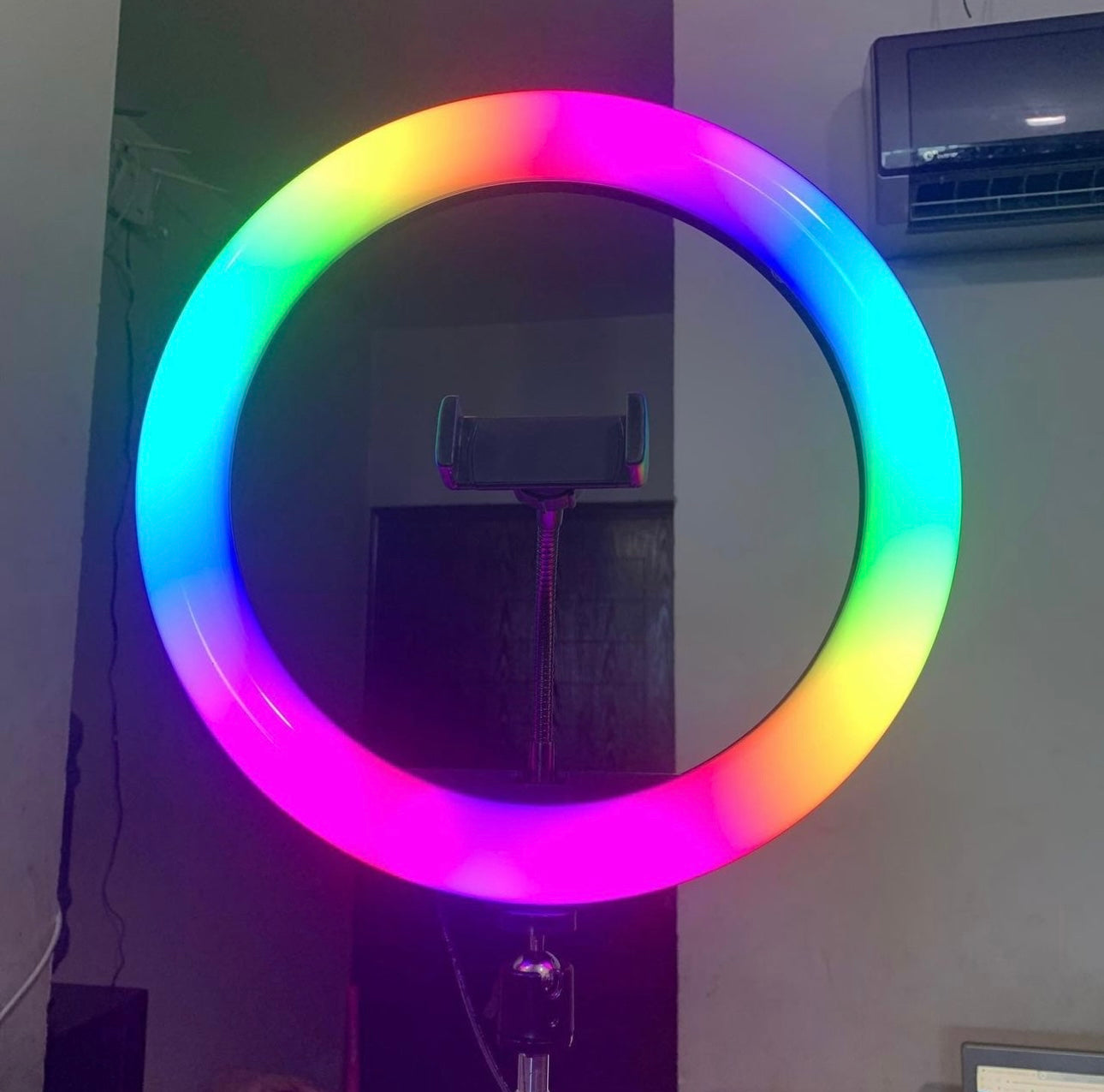 The Ultimate RGB Ring Light with Stand (33 cm) - 16 Modes or Colors of Illumination for Creativity in Pakistan"