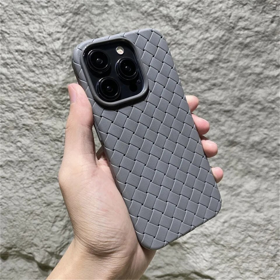 16 Pro Max Soft Woven Trendy Super Quality Case