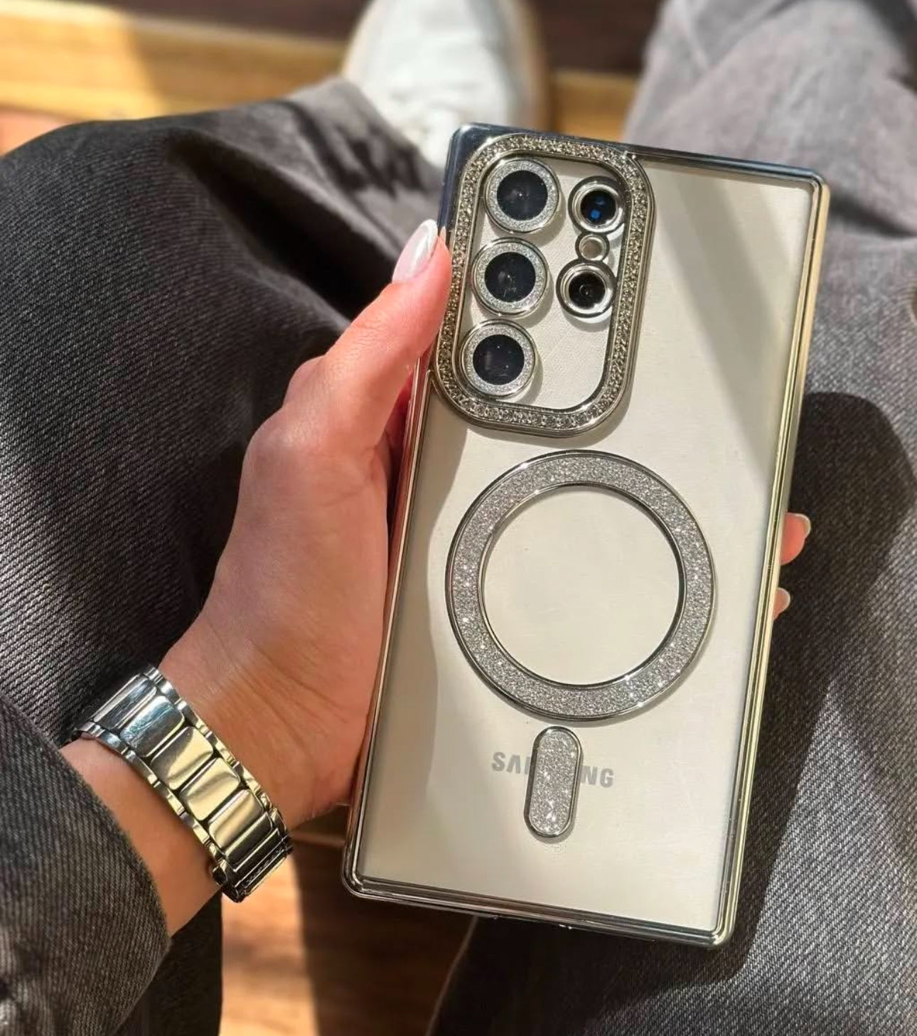 New Diamond Blingy Magsafe clear Case🤍💍