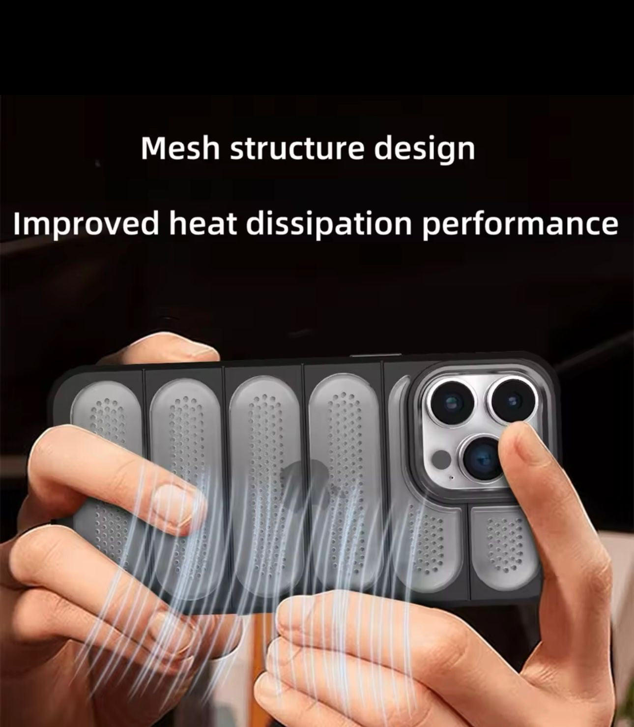 Luxury Heat Dissipation Breathable Hole Case