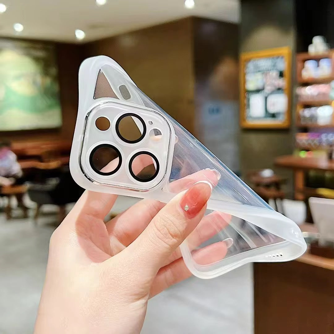 Premium Camera Lens Protection Silicone Case for iPhone
