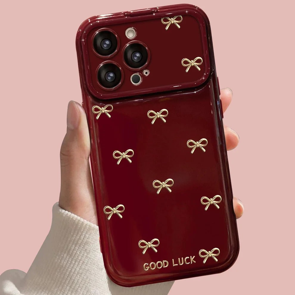 Premium Bow Mirror Phone Case for iPhone