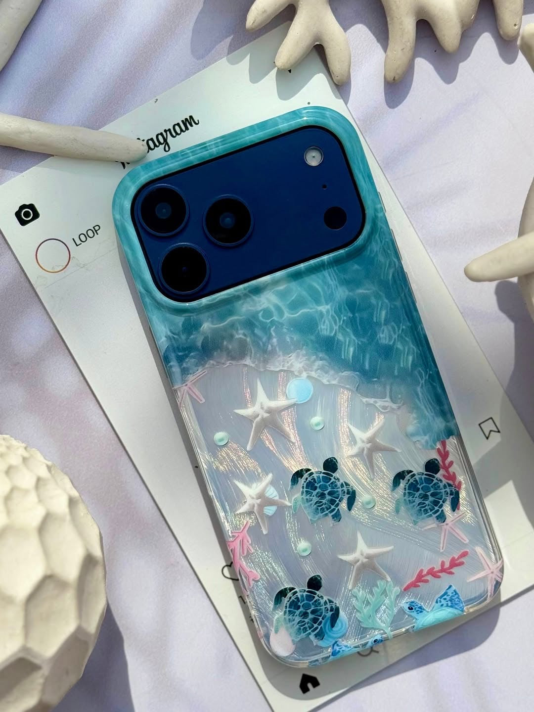 Blue Ocean Butterfly IMD premium case