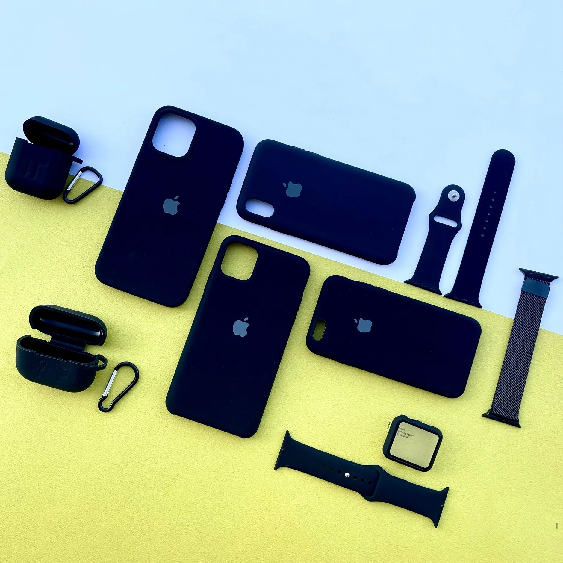 iPhone Premium Quality Silicone Case (Black Color)