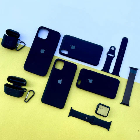 iPhone Premium Quality Silicone Case (Black Color)