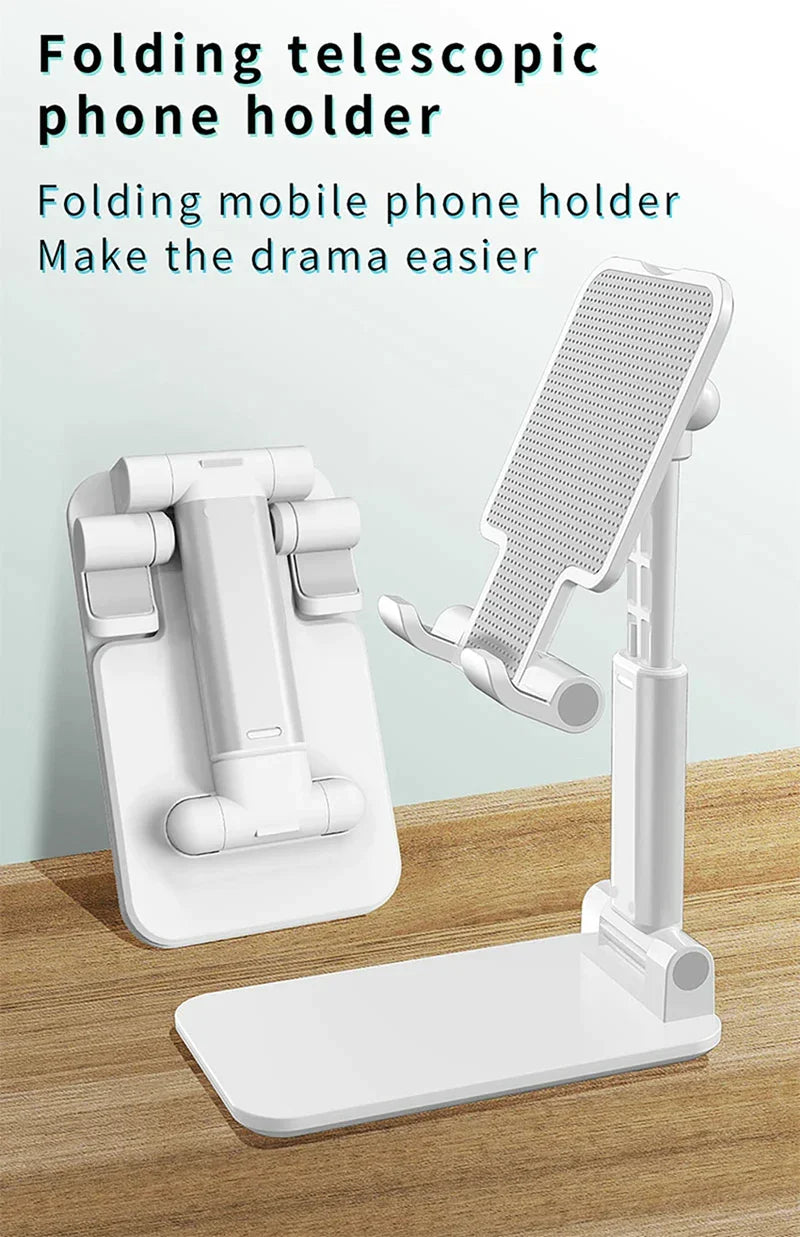 "Compact Brilliance: Foldable Metal Tablet Holder for iPhone & iPad 📱✨