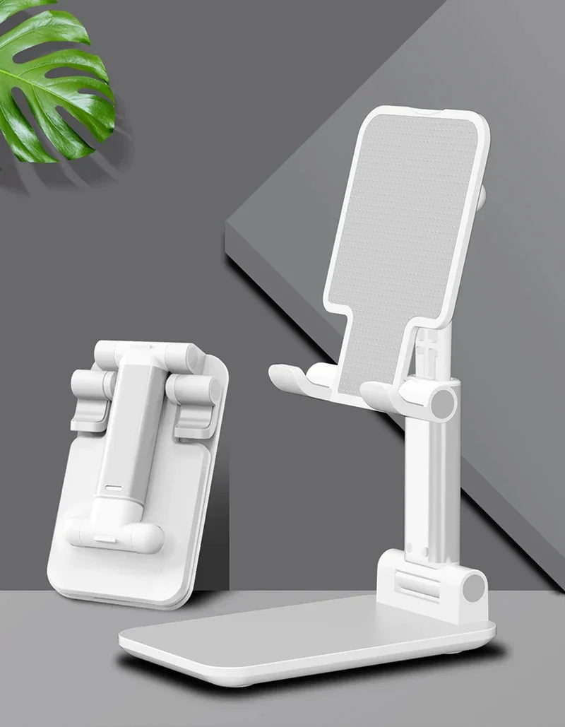 "Compact Brilliance: Foldable Metal Tablet Holder for iPhone & iPad 📱✨