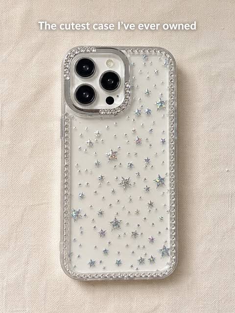 Premium Star Glittery Shimmer Case For iPhone (best seller)