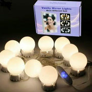 Set of 10 Vanity Bulbs for Mirror Makeup – Illuminate Your Beauty with Radiant Light, Perfecting Every Pout and Contour."